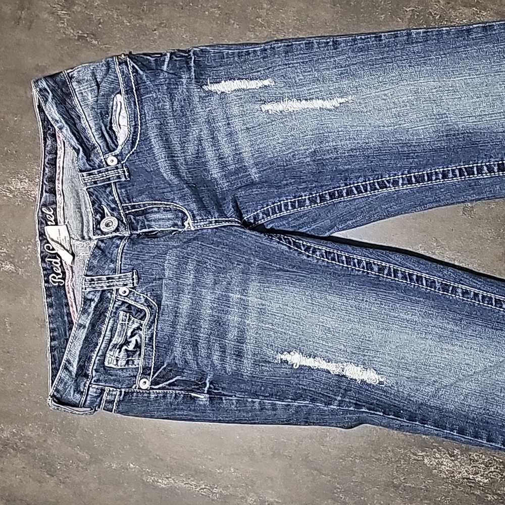 2 pair red camel jeans sz9